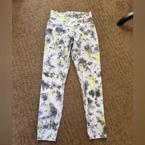 Lululemon Align High-Rise Pant 28" Size 6 In Radial Tie Dye Mauve Grey Multi.